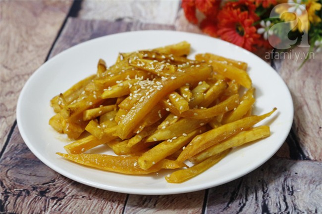 Mùa thu se lạnh, ăn khoai lang chiên bơ thơm lừng là hợp nhất - Ảnh 5.