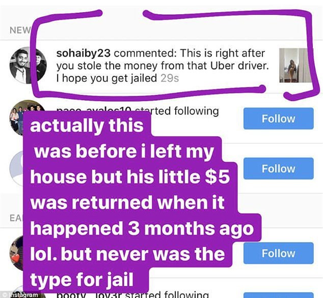 Ăn trộm tiền của tài xế taxi, cô gái bị cư dân mạng truy lùng “ném đá” phải đóng cửa Instagram - Ảnh 4.