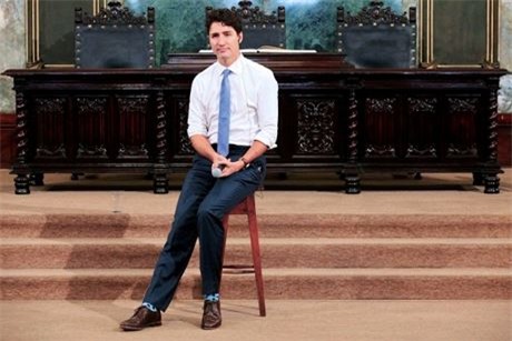 Phong cach ngoai giao bang…tat cua Thu tuong Canada Justin Trudeau - Anh 10