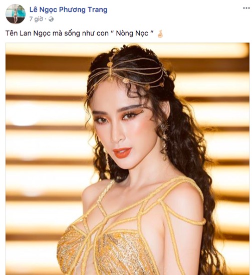 Em gái Angela Phương Trinh đá xoáy Lan Ngọc sống như nòng nọc