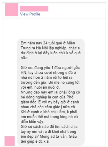 dan mang tich cuc “ung ho” thanh nien nho tu van chia tay ban gai bao nuoi minh 2 nam - 1