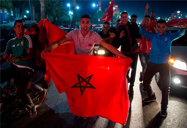 Morocco du World Cup, CDV gay bao loan o thu do Bi hinh anh 5