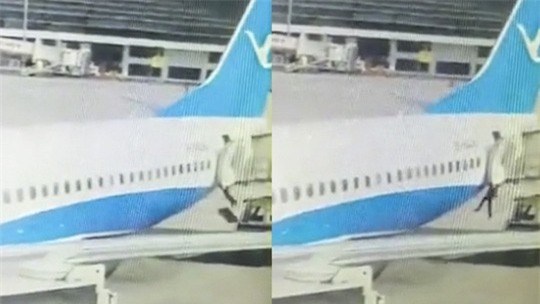 Tiếp viên rơi khỏi máy bay trong lúc chuẩn bị đồ ăn - Ảnh 1.