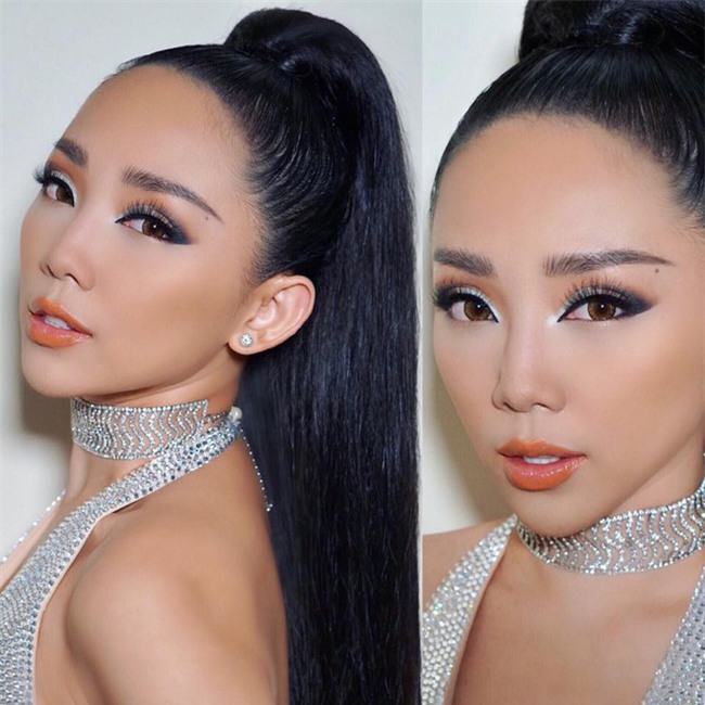 Cả showbiz Việt bây giờ toàn chạy theo phong cách trang điểm mắt đậm môi tều giống Kylie Jenner - Ảnh 16.