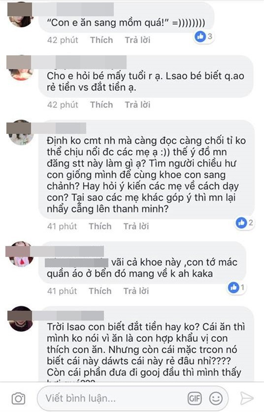 Mách tội bé con 3 tuổi chỉ ăn đồ sang xịn, mặc quần áo hàng hiệu, mẹ trẻ bị nhận đủ gạch đá - Ảnh 3.