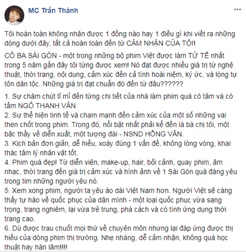 Không được trả đồng nào, Trấn Thành vẫn khuyên Ngô Thanh Vân xử lý thật nặng kẻ quay lén phim - Tin sao Viet - Tin tuc sao Viet - Scandal sao Viet - Tin tuc cua Sao - Tin cua Sao