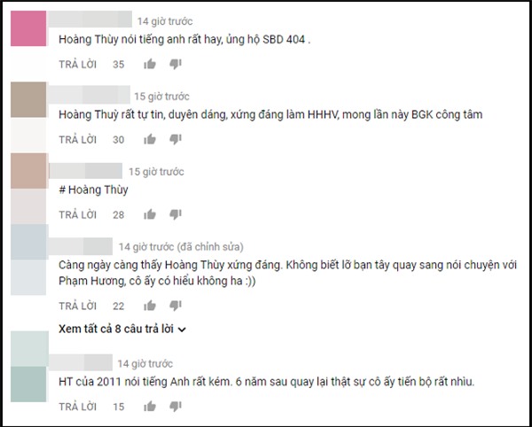 Hoàng Thùy và Mâu Thủy kẻ 9, người 10 khi trổ tài nói tiếng Anh tại Hoa hậu Hoàn vũ 2017-3