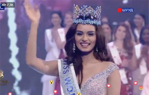 Nhan sắc Ấn Độ đăng quang Hoa hậu Thế giới 2017-2