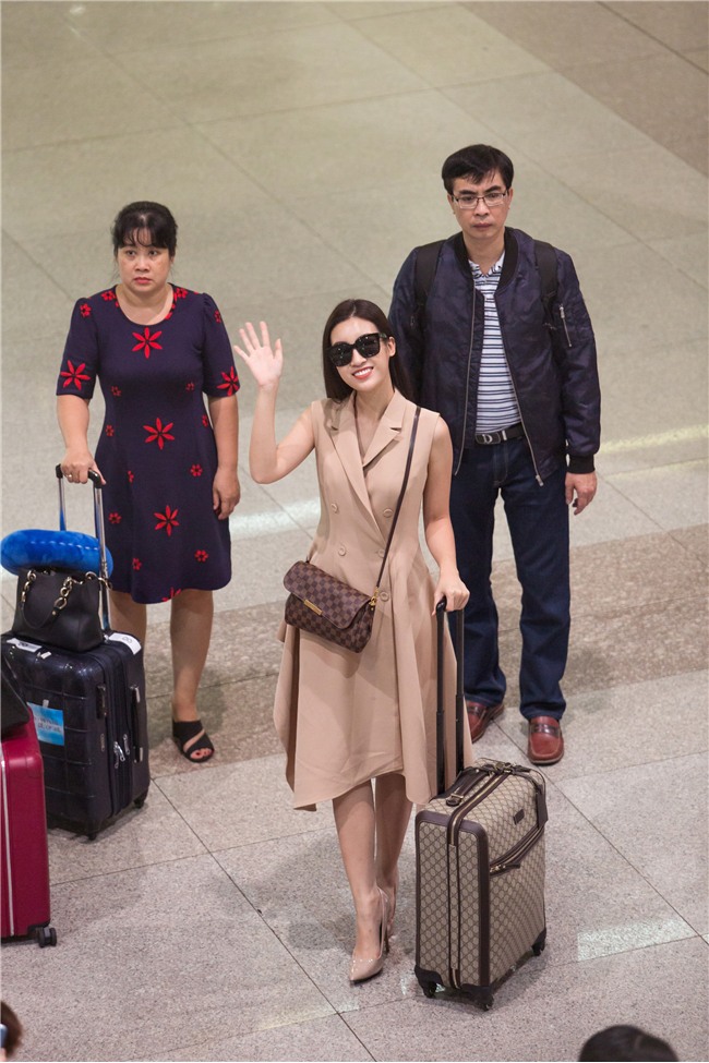 Sau giải thưởng Hoa hậu Nhân ái làm nên lịch sử ở Miss World, Đỗ Mỹ Linh đã lên đường về tới Việt Nam - Ảnh 1.