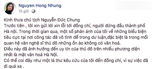 Sau ồn ào với NSƯT Kim Oanh, vợ Xuân Bắc viết tâm thư dọa tự tử