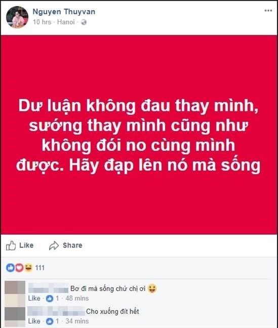 Chị gái Chi Pu cũng nhắn nhủ em gái nên đạp lên dư luận để sống. - Tin sao Viet - Tin tuc sao Viet - Scandal sao Viet - Tin tuc cua Sao - Tin cua Sao