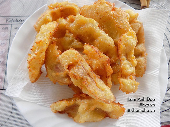 ngay lanh, them chay nuoc mieng voi chuoi chien vung thom lung, nong bong luoi - 6