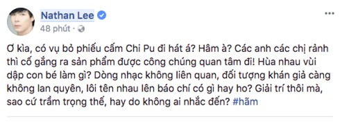 Ca sĩ phản đối chuyện đề nghị bỏ phiếu cấm Chi Pu đi hát: Không thích đứng chung sân khấu với họ thì đừng nhận lời diễn chung - Ảnh 3.