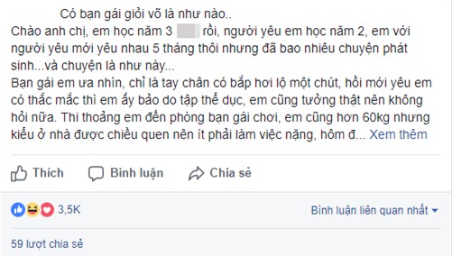 Chàng trai lo sợ vì phát hiện bạn gái biết võ khiến dân tình cười té ghế - Ảnh 1.