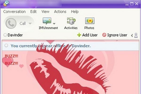 Mỗi lần nhận được tiếng “BUZZ” này có thể khiến nhiều người phải giật mình. Đây cũng là một cách để người khác phải chú ý đến bạn trên Yahoo Messenger.