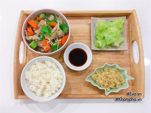 het roi thoi "thit nac, rau ngot", gio ba de duoc an com cu ngon lanh the nay day! - 11