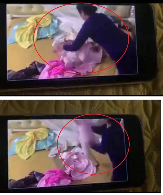 chong nguoi giup viec bao hanh be 1 thang tuoi: "toi dang roi boi, ngong tung phut de gap vo" - 1