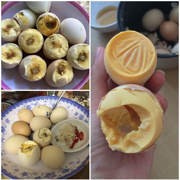 trứng gà,món ăn lạ