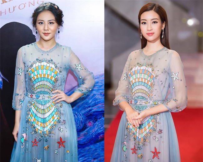 Đụng hàng váy với Hoa hậu Đỗ Mỹ Linh, nhưng Văn Mai Hương lại già hơn hẳn vì chọn nhầm phụ kiện kiểu... quý bà - Ảnh 8.
