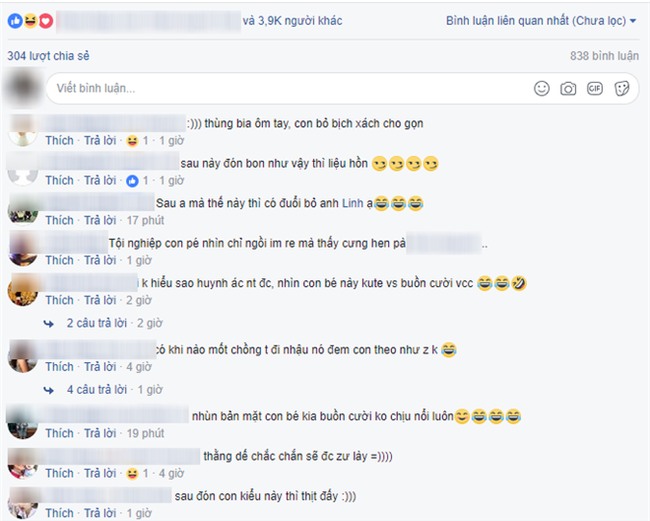 Clip: bố  một tayxách con trong bọc nylon. một tay kẹp thùng bia gây sốt cộng đồng mạng - Ảnh 2.