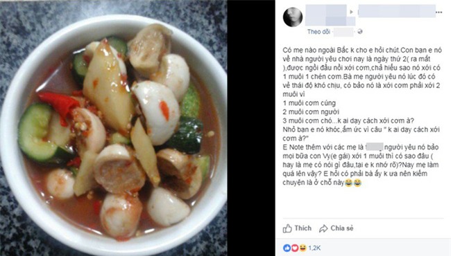 Buổi đầu đến ra mắt mẹ người yêu, cô gái ấm ức vì bị mắngở nhà không ai dạy xới cơm à? - Ảnh 1.