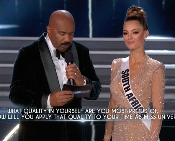 Bạn có nhận ra đây là Tân Hoa hậu Hoàn vũ không? Hình ảnh ở đêm chung kết chính là do cô ấy bị lớp makeup hại đấy! - Ảnh 2.