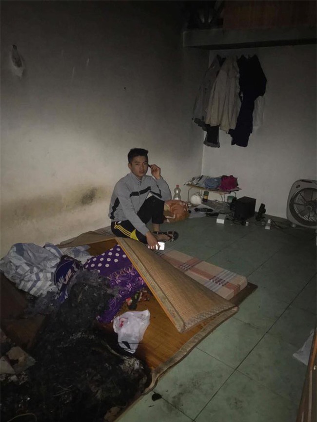Nhóm nam sinh bị cháy phòng trọ do chập điện khiến dân mạng vừa thương vừa hoang mang - Ảnh 7.