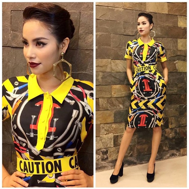 Phạm Hương và 3 phong cách hoàn toàn khác nhau từ The Face, Hoa hậu hoàn vũ 2017 đến The Look - Ảnh 3.