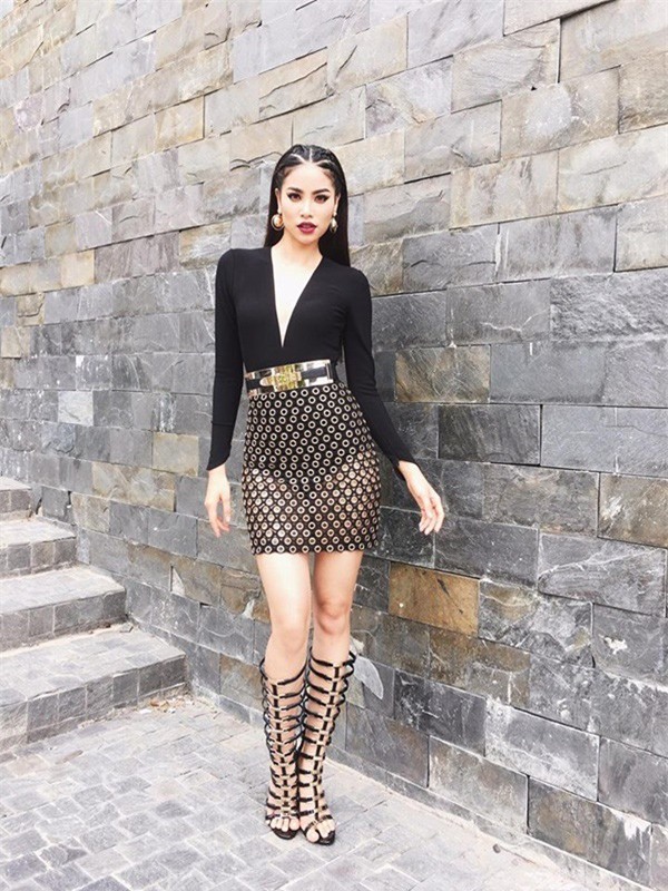 Phạm Hương và 3 phong cách hoàn toàn khác nhau từ The Face, Hoa hậu hoàn vũ 2017 đến The Look - Ảnh 5.