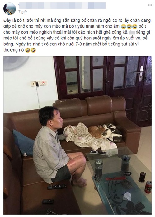 Người đàn ông co ro trong cái lạnh bị con trai chụp ảnh, đăng lên mạng nói xấu - Ảnh 1.