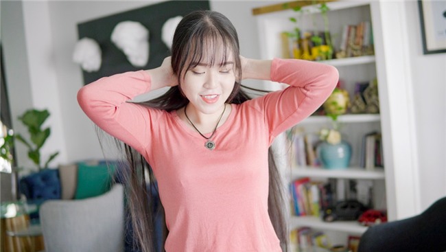 9X Sai Gon kiem chuc trieu moi thang nho co mai toc dai 2 m hinh anh 7