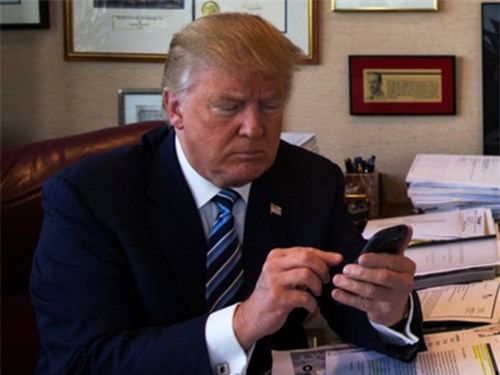 Tổng thống Trump,nhà trắng,điện thoại di động,tin tặc