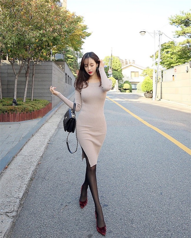 Váy len đúng là món đồ dễ mặc nhất, và bạn nhất định phải sắm 1 chiếc cho đông này - Ảnh 10.