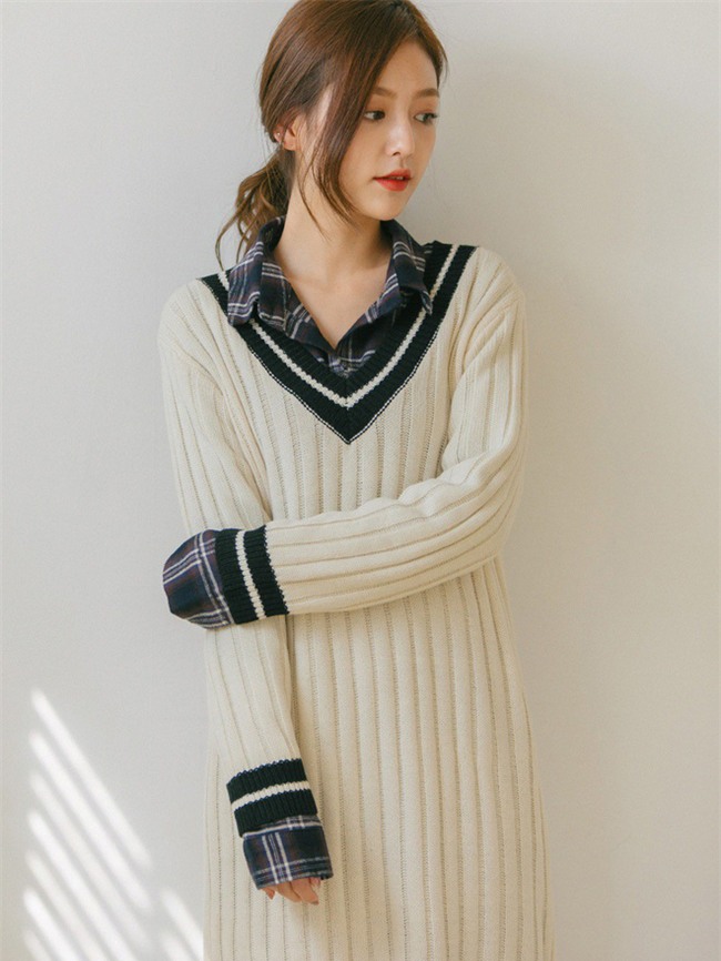 Váy len đúng là món đồ dễ mặc nhất, và bạn nhất định phải sắm 1 chiếc cho đông này - Ảnh 11.