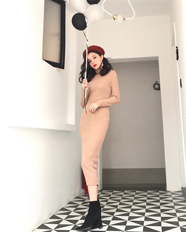 Váy len đúng là món đồ dễ mặc nhất, và bạn nhất định phải sắm 1 chiếc cho đông này - Ảnh 5.