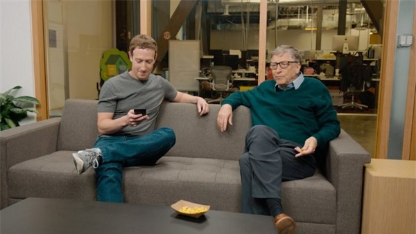 Bill Gates và Mark Zuckerberg là những người bạn thân
