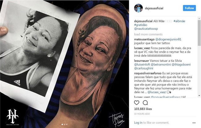 9 hình xăm gây xúc động nhất của sao bóng đá - Ảnh 7.