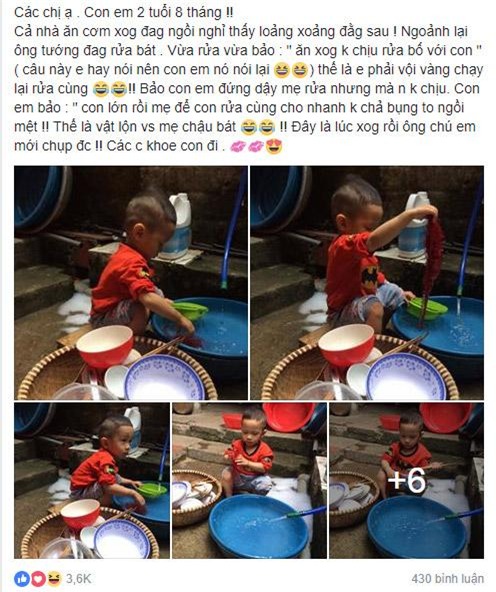 thay bo me an xong khong don, be trai vua rua bat vua noi cau khien ca nha "dung hinh" - 1