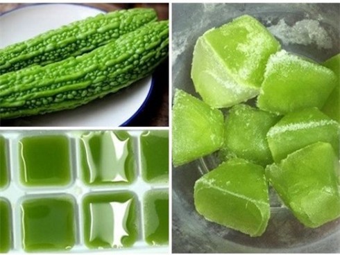 Cách làm đẹp da bằng mướp đắng ướp đá-1