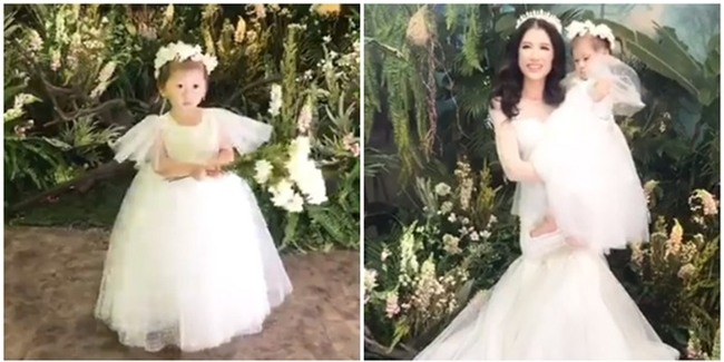 Con gái Trang Trần cực đáng yêu trong ảnh cưới của bố mẹ - Tin sao Viet - Tin tuc sao Viet - Scandal sao Viet - Tin tuc cua Sao - Tin cua Sao