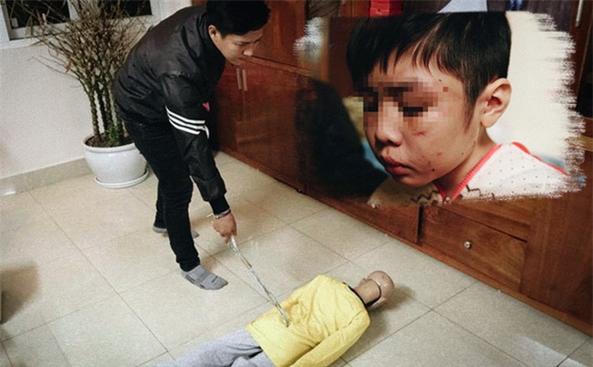Lời khai người cha bạo hành con trai 10 tuổi rạn xương sọ ở Hà Nội