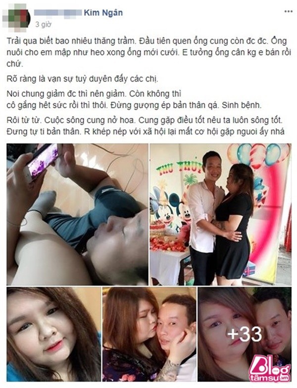 Cô vợ 9X nổi tiếng MXH vì được chồng chăm từ 90 lên 120 kg mới làm đám cưới - Ảnh 1.