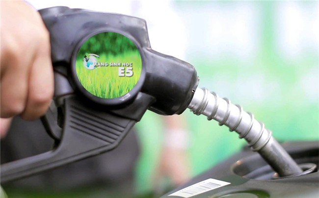 Xăng E5,xăng RON 92,xăng sinh học,ethanol