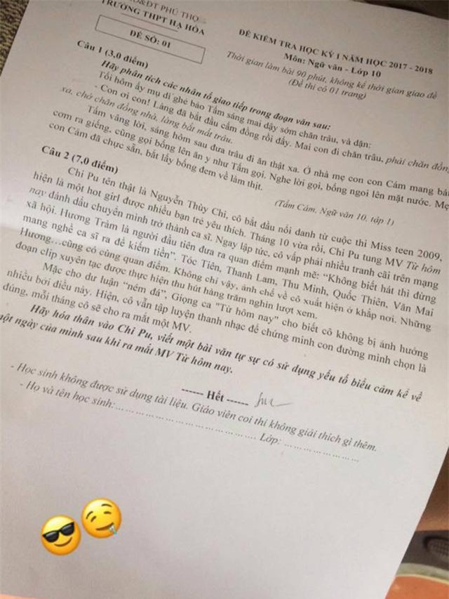 de van yeu cau hoc sinh “hoa than vao chi pu ke ve ngay ra mat mv" gay bao mang - 1