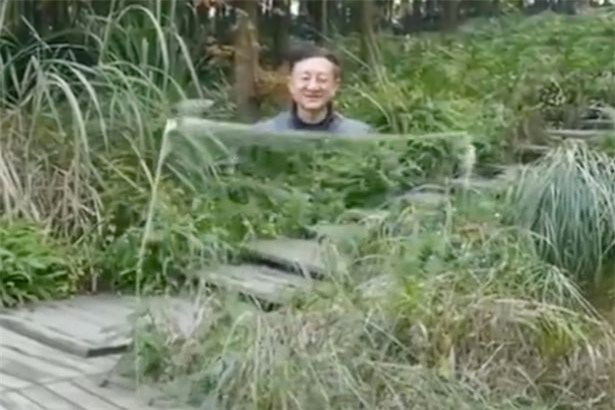 Vạch trần sự thật đằng sau clip áo choàng tàng hình đang được cư dân mạng chia sẻ rầm rộ - Ảnh 2.