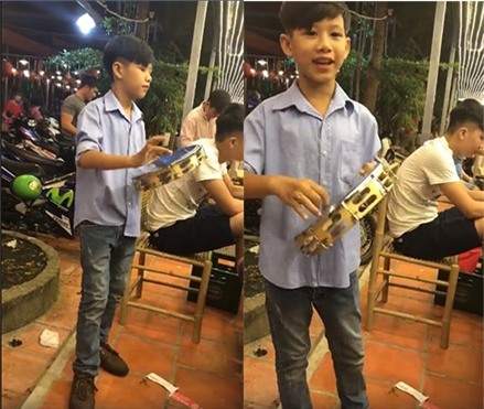 Cậu bé lắc trống tay cực đỉnh chứng minh câu nói tài không đợi tuổi’-1