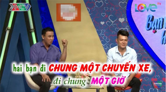 Li kì chuyện tình 2 người đi cùng chuyến xe lên tham gia Bạn muốn hẹn hò rồi thành đôi-4