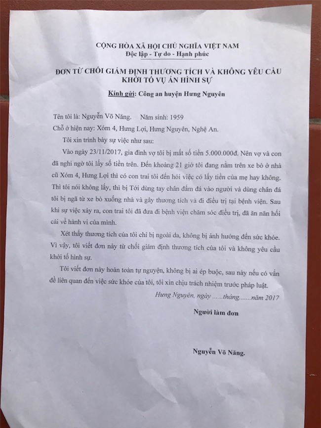 Con trai đánh bố gãy xương, bầm tím khắp người: Nó còn mang xăng định đốt cả bố - Ảnh 8.