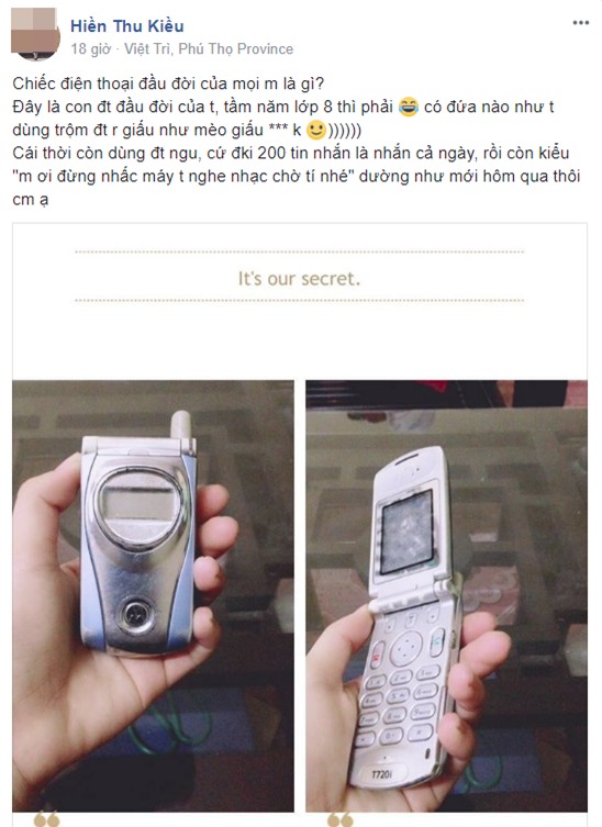 Câu hỏi được bàn tán sôi nổi nhất hôm nay: Chiếc điện thoại đời đầu của bạn là gì? - Ảnh 1.