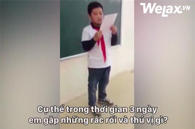 khong the nhin cuoi voi bai van 3 ngay hoa than thanh lon cua cau be lop 6 - 1